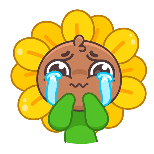 😭 Эмодзи «Sunflower» для Telegram
