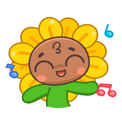 💃 Эмодзи «Sunflower» для Telegram