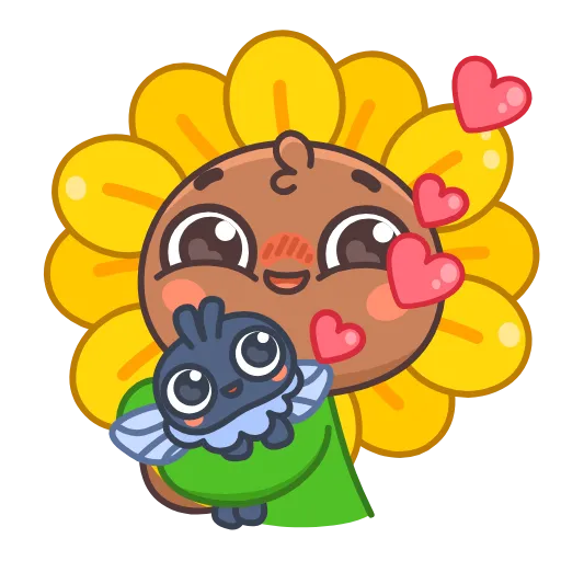 Эмодзи Sunflower для Telegram — скачать