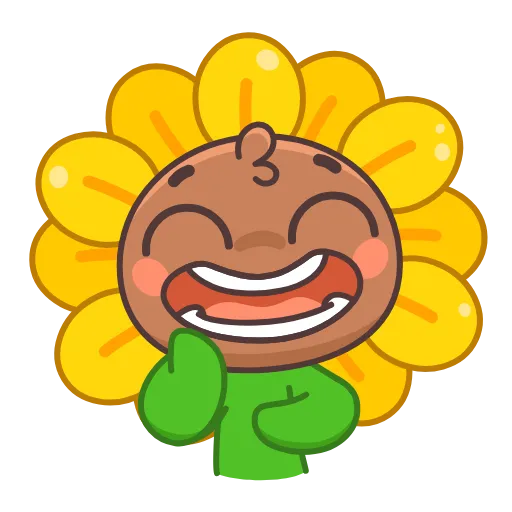 😁 Эмодзи «Sunflower» для Telegram