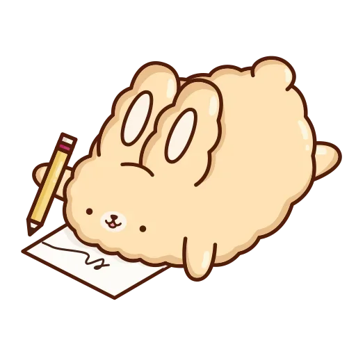 ✏️ Стикер «Кролик Супчик» для Telegram