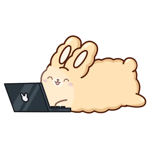 👨‍💻 Стикер «Кролик Супчик» для Telegram
