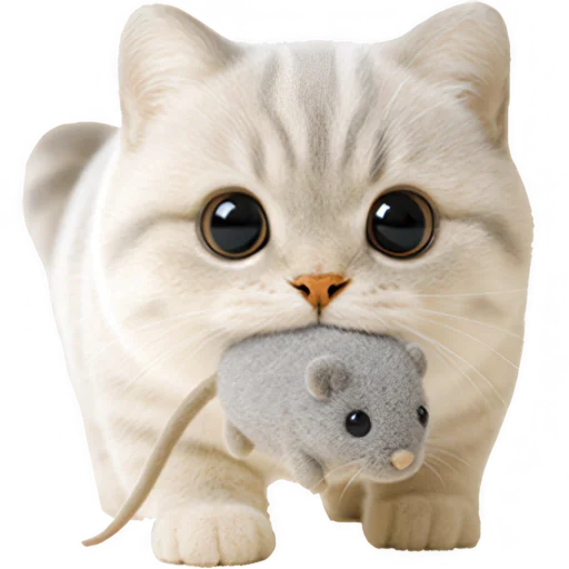 🐭 Стикер «Супер милый кот» для Telegram