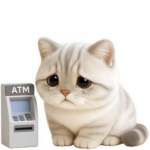🥺 Стикер «Супер милый кот» для Telegram