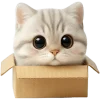 Эмодзи Супер милый кот для Telegram — скачать