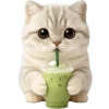 🧋 Эмодзи «Супер милый кот» для Telegram