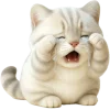 😭 Эмодзи «Супер милый кот» для Telegram