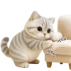 😶 Эмодзи «Супер милый кот» для Telegram