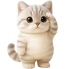 🫡 Эмодзи «Супер милый кот» для Telegram
