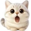 😱 Эмодзи «Супер милый кот» для Telegram