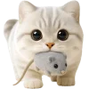🐭 Эмодзи «Супер милый кот» для Telegram