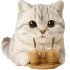 ☕️ Эмодзи «Супер милый кот» для Telegram