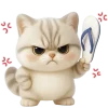 😠 Эмодзи «Супер милый кот» для Telegram