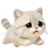 😭 Эмодзи «Супер милый кот» для Telegram