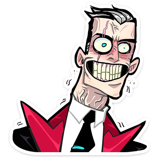 😈 Стикер «Суперзлодей» для Telegram