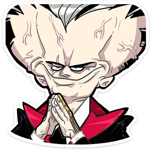 😈 Стикер «Суперзлодей» для Telegram