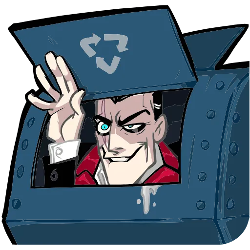 👀 Эмодзи «Суперзлодей» для Telegram