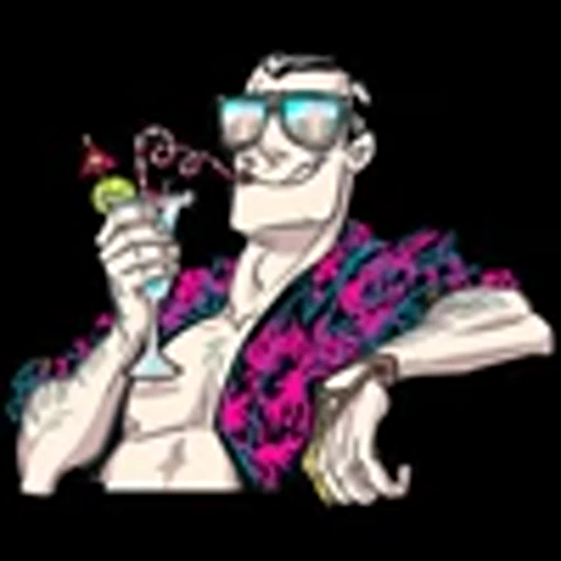 🏖 Эмодзи «Суперзлодей» для Telegram