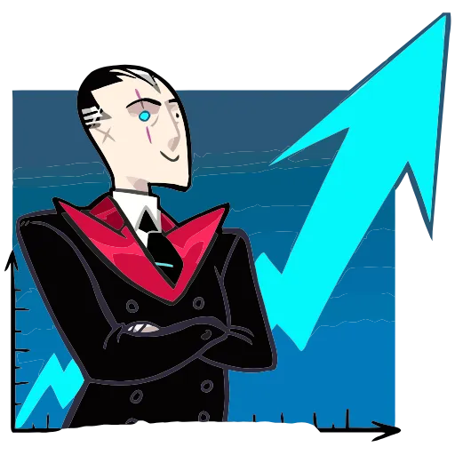 📈 Эмодзи «Суперзлодей» для Telegram
