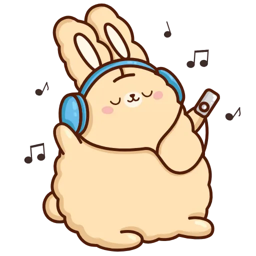 🎶 Эмодзи «Кролик Супчик» для Telegram