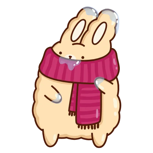 🥶 Эмодзи «Кролик Супчик» для Telegram