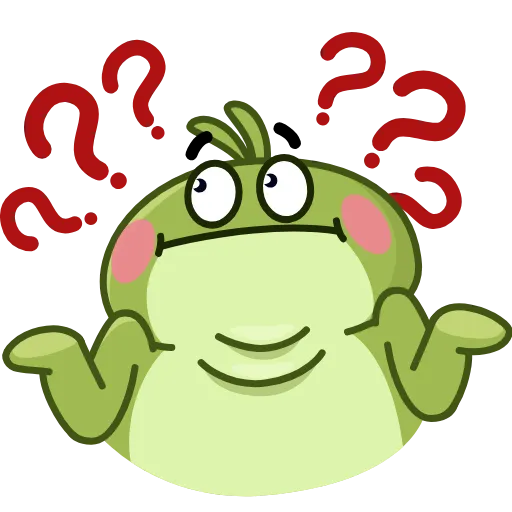 ❓ Стикер «Questions» для Telegram
