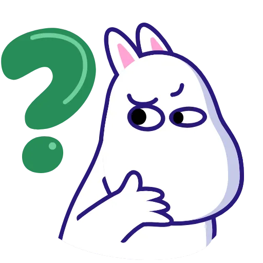 ❓ Стикер «Questions» для Telegram