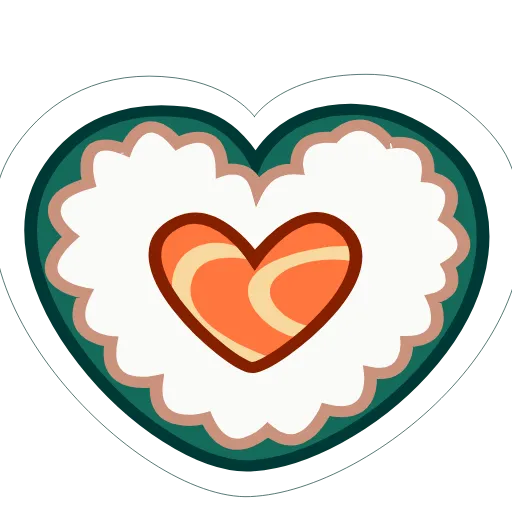 ❤️ Стикер «Sushi» для Telegram
