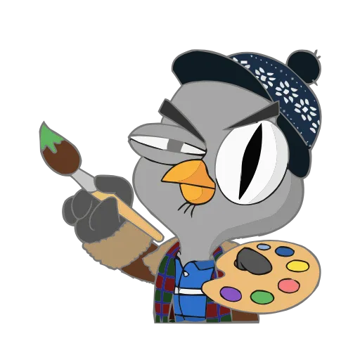 👨‍🎨 Эмодзи «Подозрительная сова. Сезон 9» для Telegram