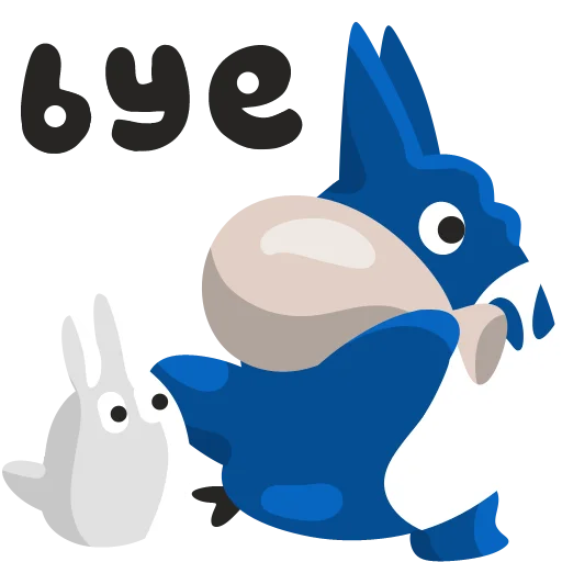 🐾 Стикер «сутадзио дзибури» для Telegram