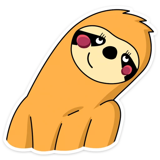 ☺️ Стикер «Free From Cares» для Telegram