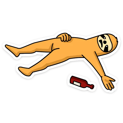 🍺 Стикер «Free From Cares» для Telegram