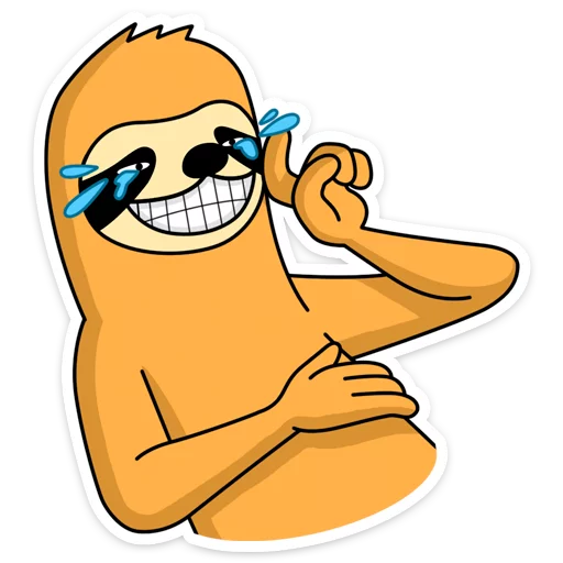 😂 Стикер «Free From Cares» для Telegram