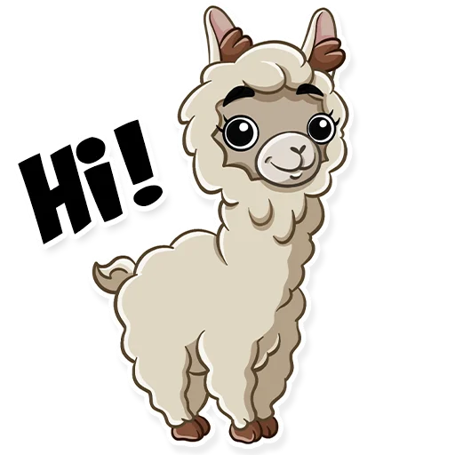 Стикерпак alpaca для Telegram — скачать