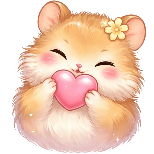 🐹 Стикер «Sweet Love» для Telegram