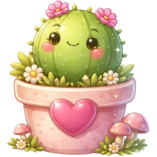 🌵 Стикер «Sweet Love» для Telegram