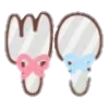 🍴 Эмодзи «Мишенька ୨୧» для Telegram