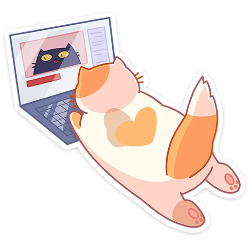 ❤ Стикер «Булочка без надписей» для Telegram