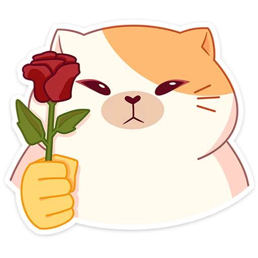 🌹 Стикер «Булочка» для Telegram