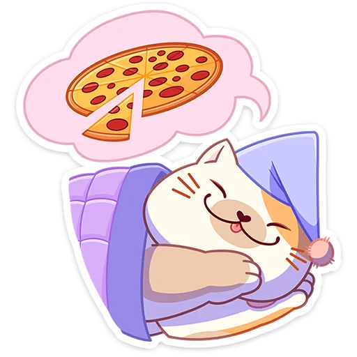 🍕 Стикер «Булочка» для Telegram