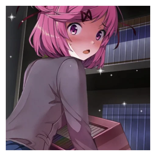 Стикерпак ‧ ₊ ?⊹ нацуки ₊ .° для Telegram