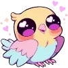 🦜 Эмодзи «Sweet Cuteness» для Telegram