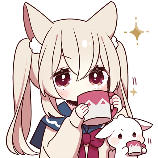 ☕ Стикер «Зайка Свити» для Telegram