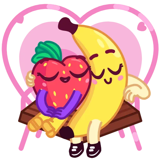 🤗 Стикер «Sweety Strawberry» для Telegram