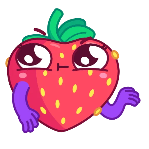 🤦‍♂️ Стикер «Sweety Strawberry» для Telegram