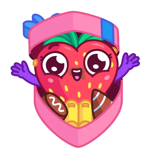 🎁 Стикер «Sweety Strawberry» для Telegram