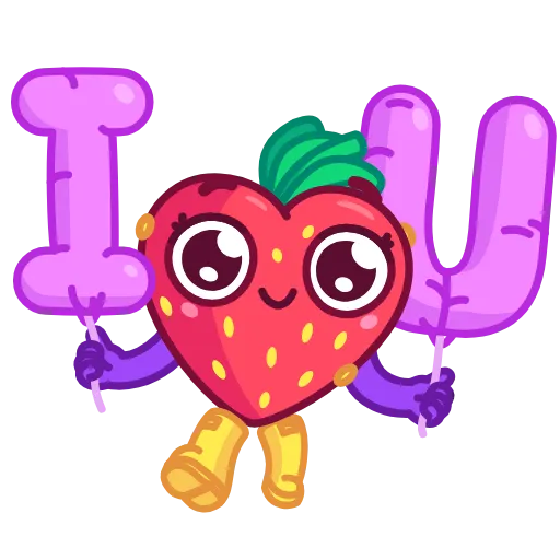 ❤️ Стикер «Sweety Strawberry» для Telegram