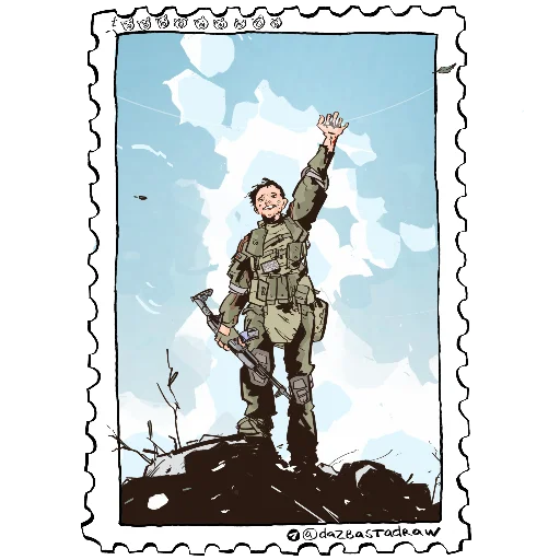 🔠 Стикер «SWO_Postmarks» для Telegram