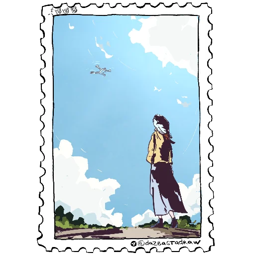 ⏏️ Стикер «SWO_Postmarks» для Telegram