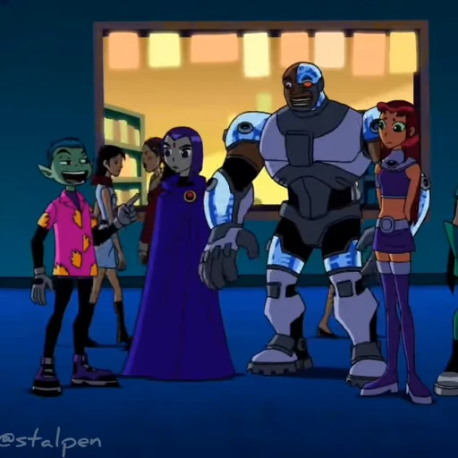 🌟 Стикер «Teen Titans Tokyo» для Telegram